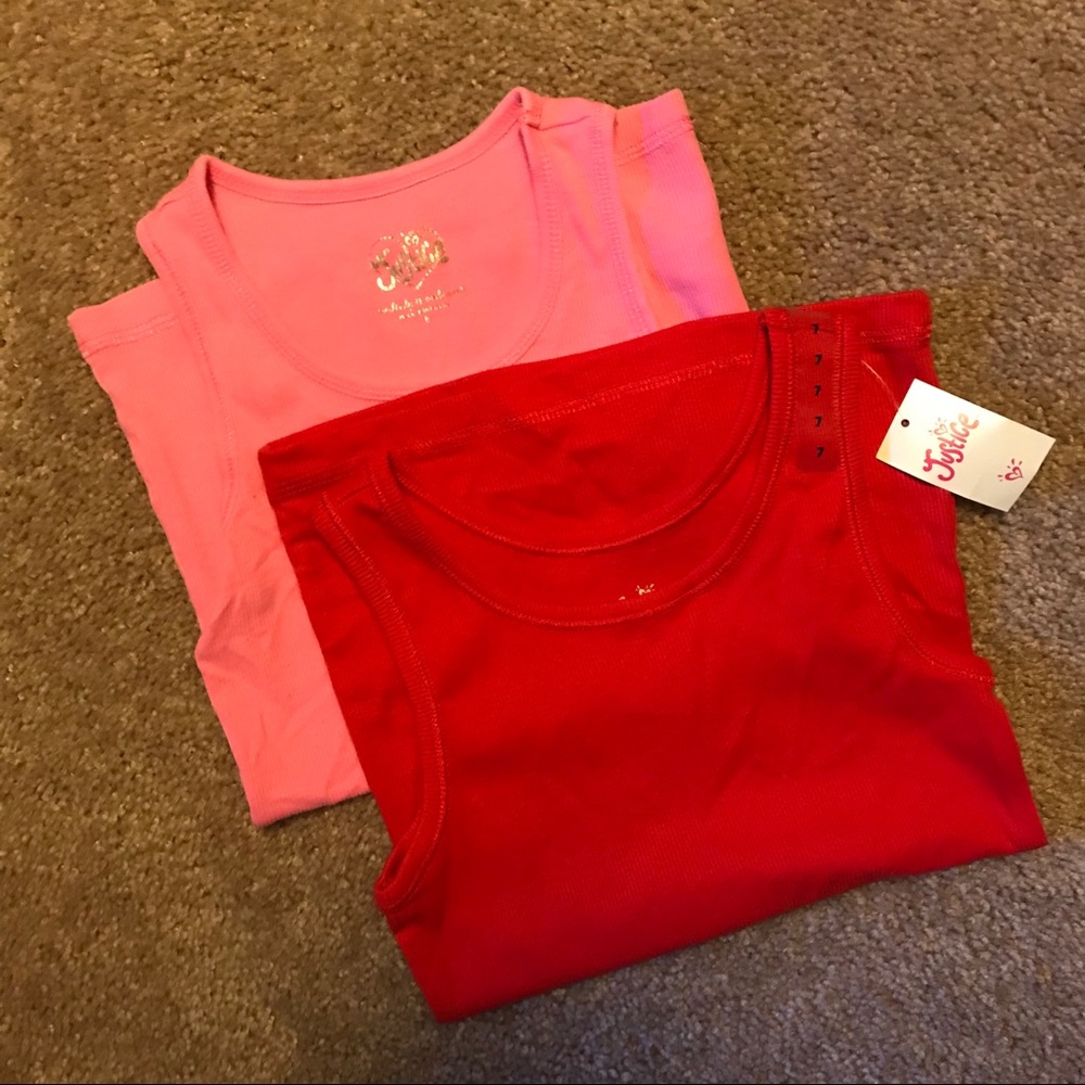 Two (2) girls tank tops